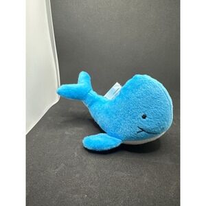 Mindware Blue Whale Plush Stuffed Animal Toy Soft Cuddly‎ Kids Room Decor
